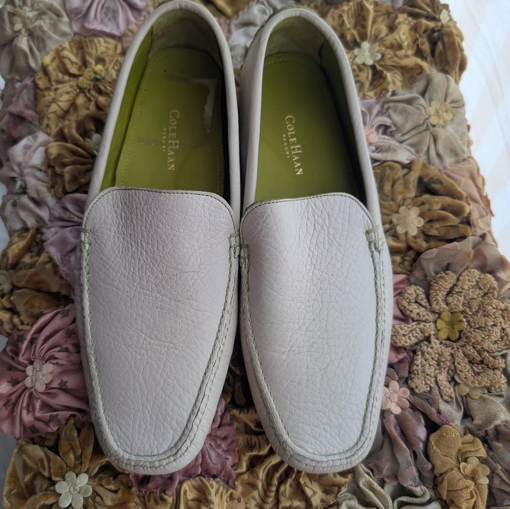 Cole Haan Men's White Loafers
